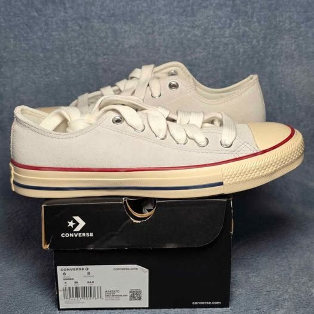 Converse CTAS OX Barely Grey Natural Ivory Mens 6 Womens 8